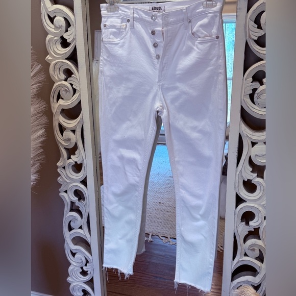 Women’s AGOLDE white Nico jeans- Size 28 - Picture 5 of 10